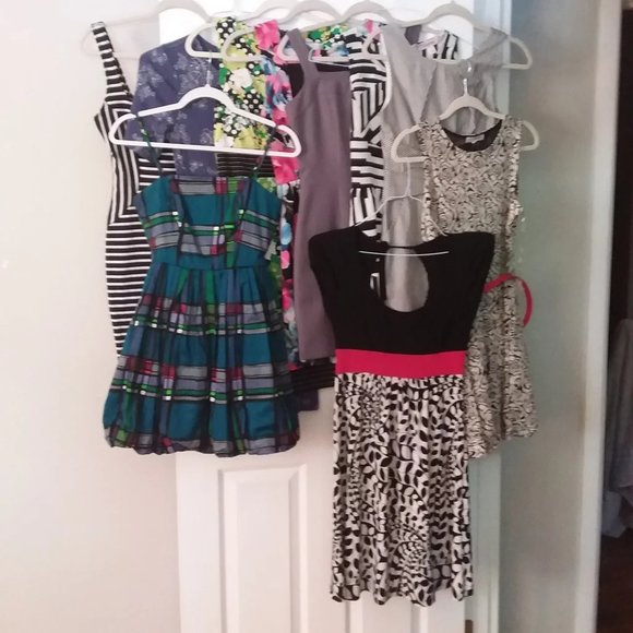 Bundle of 8 Dresses All Size Small by Great Designers - Picture 1 of 9